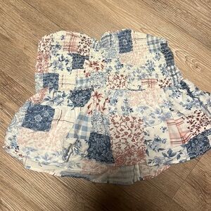 American eagle flowey tube top!